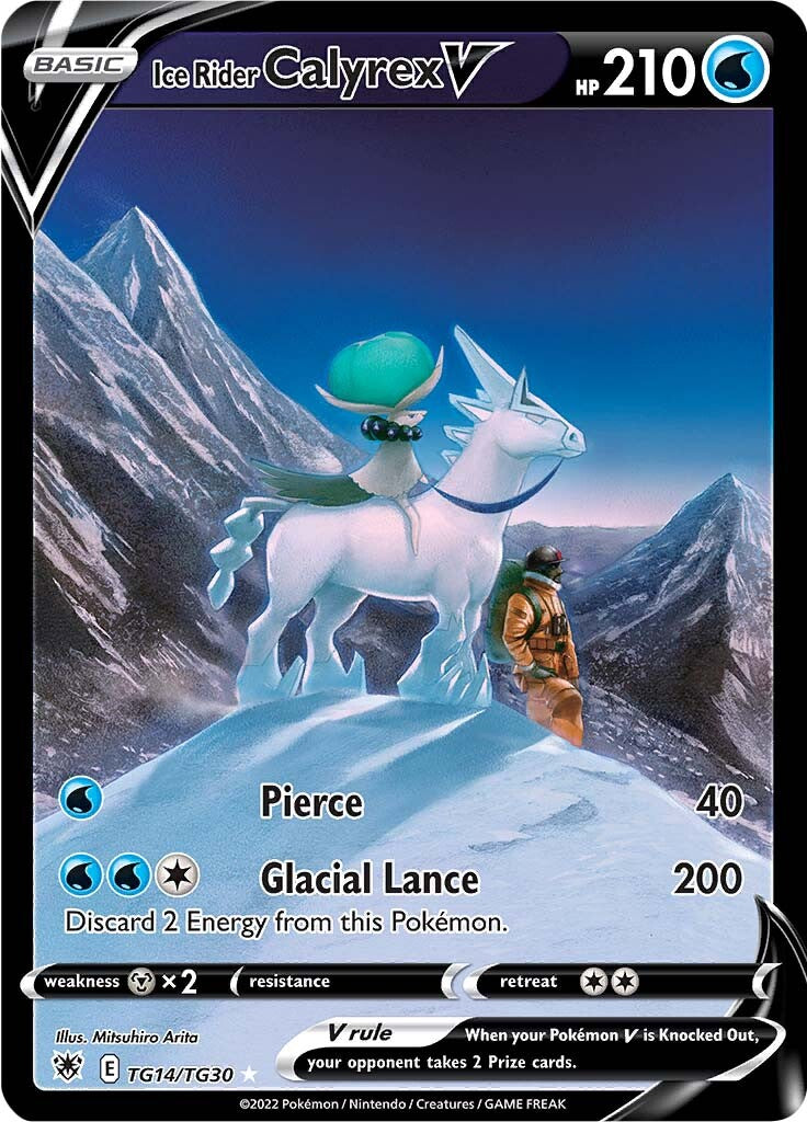 Ice Rider Calyrex V (TG14/TG30) [Sword & Shield: Astral Radiance] | GnG Games