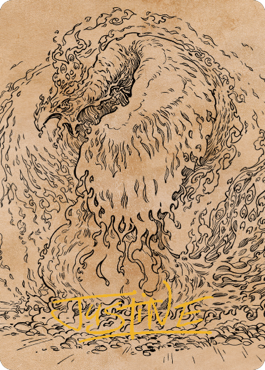 Nemesis Phoenix Art Card (Gold-Stamped Signature) [Commander Legends: Battle for Baldur's Gate Art Series] | GnG Games