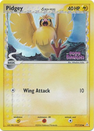 Pidgey (77/110) (Delta Species) (Stamped) [EX: Holon Phantoms] | GnG Games