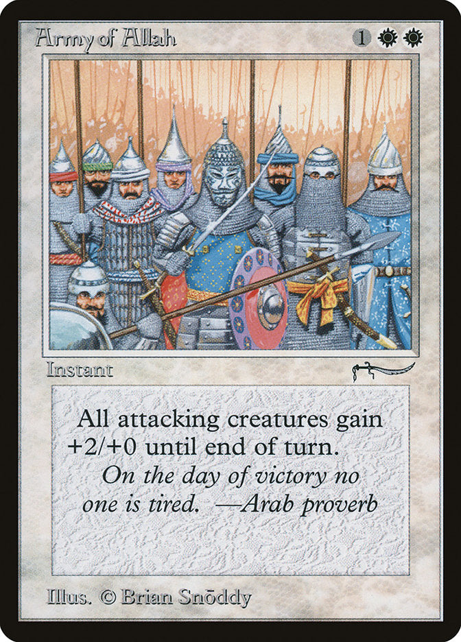 Army of Allah (Dark Mana Cost) [Arabian Nights] | GnG Games