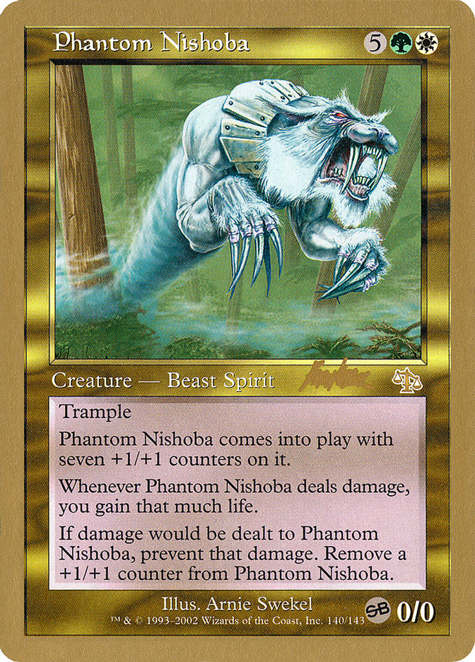 Phantom Nishoba (Brian Kibler) (SB) [World Championship Decks 2002] | GnG Games