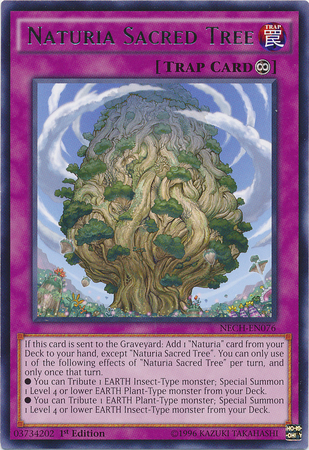 Naturia Sacred Tree [NECH-EN076] Rare | GnG Games