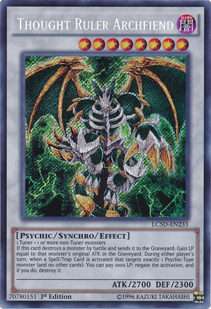 Thought Ruler Archfiend [LC5D-EN233] Secret Rare | GnG Games