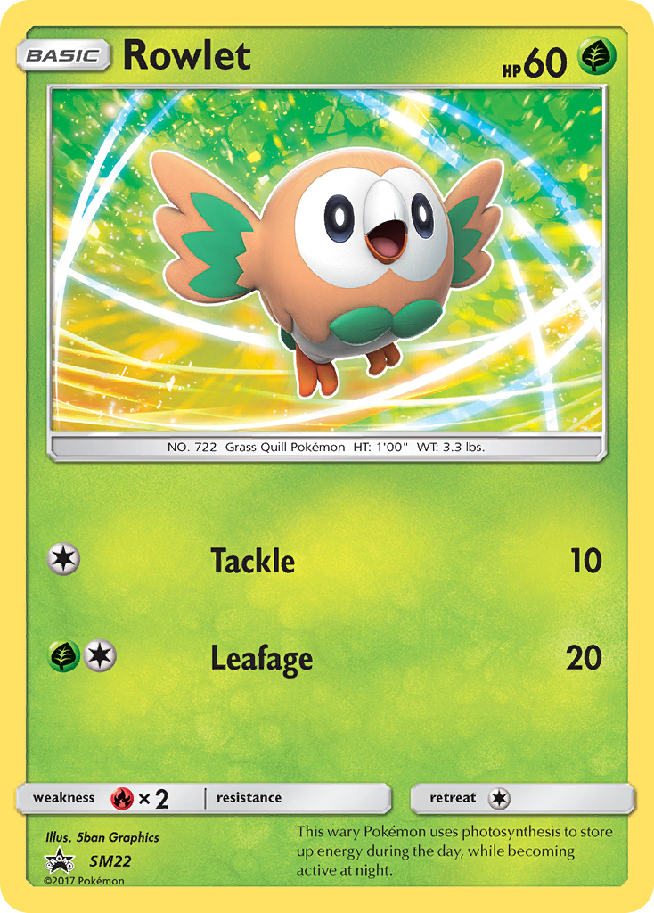Rowlet (SM22) [Sun & Moon: Black Star Promos] | GnG Games