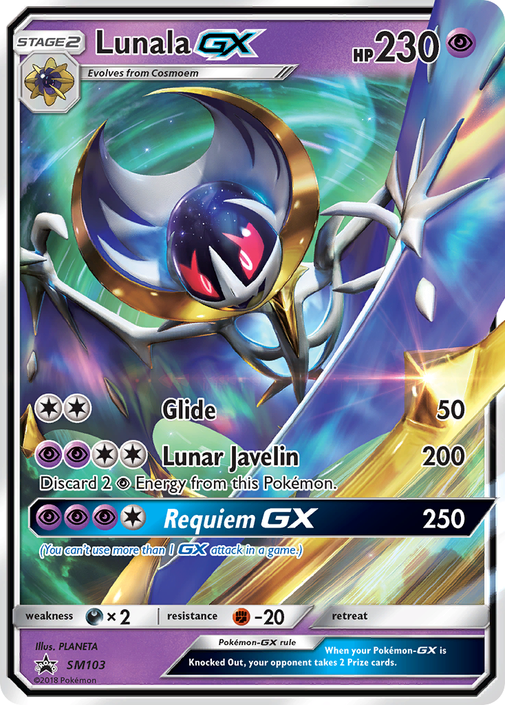 Lunala GX (SM103) [Sun & Moon: Black Star Promos] | GnG Games