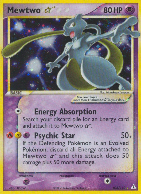 Mewtwo Star (103/110) [EX: Holon Phantoms] | GnG Games