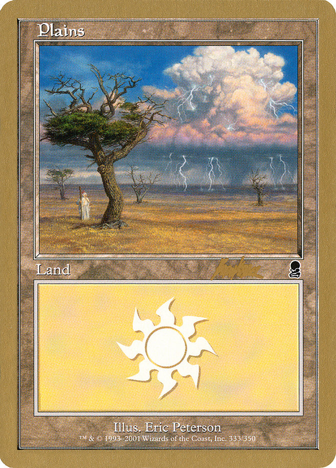 Plains (bk333) (Brian Kibler) [World Championship Decks 2002] | GnG Games