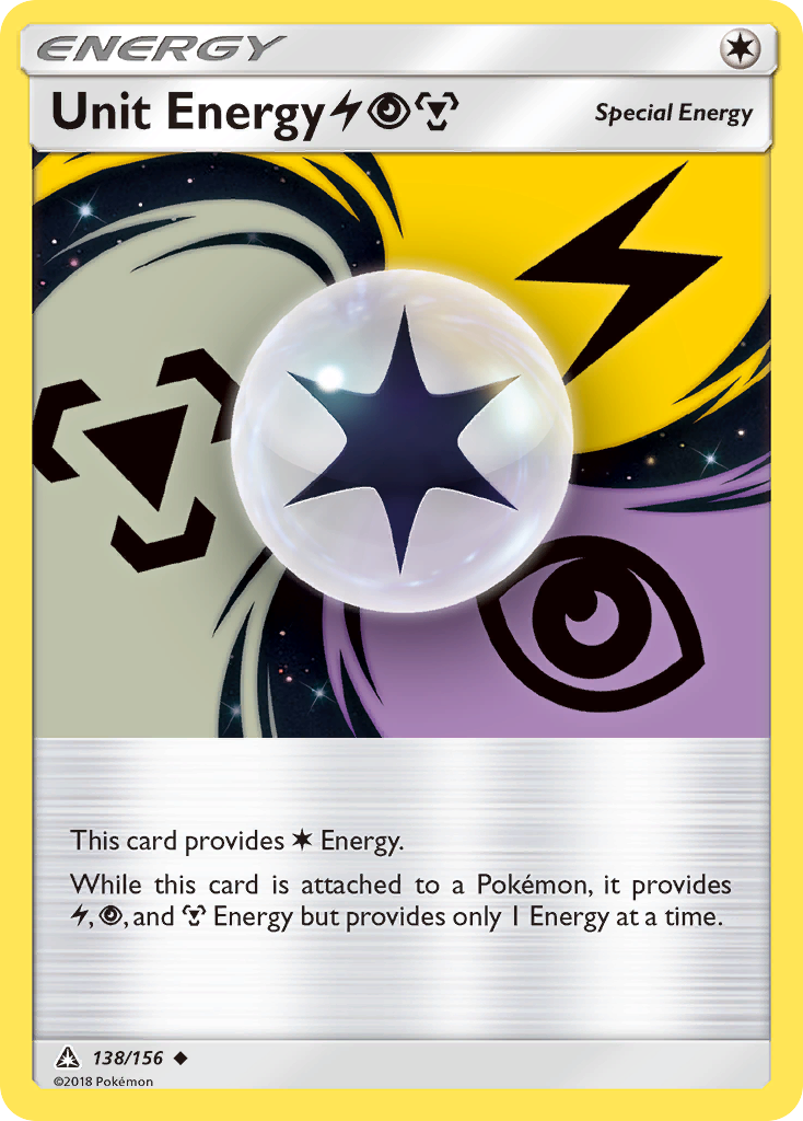 Unit Energy (138/156) (Lightning, Psychic, Metal) [Sun & Moon: Ultra Prism] | GnG Games