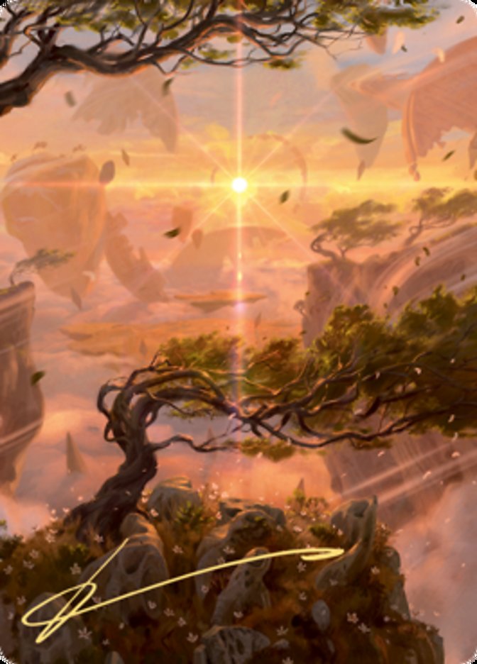 Windswept Heath Art Card (Gold-Stamped Signature) [Zendikar Rising Art Series] | GnG Games