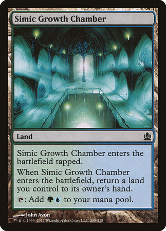 Simic Growth Chamber [Commander 2011] | GnG Games