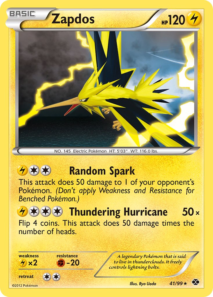 Zapdos (41/99) (Blister Exclusive) [Black & White: Next Destinies] | GnG Games