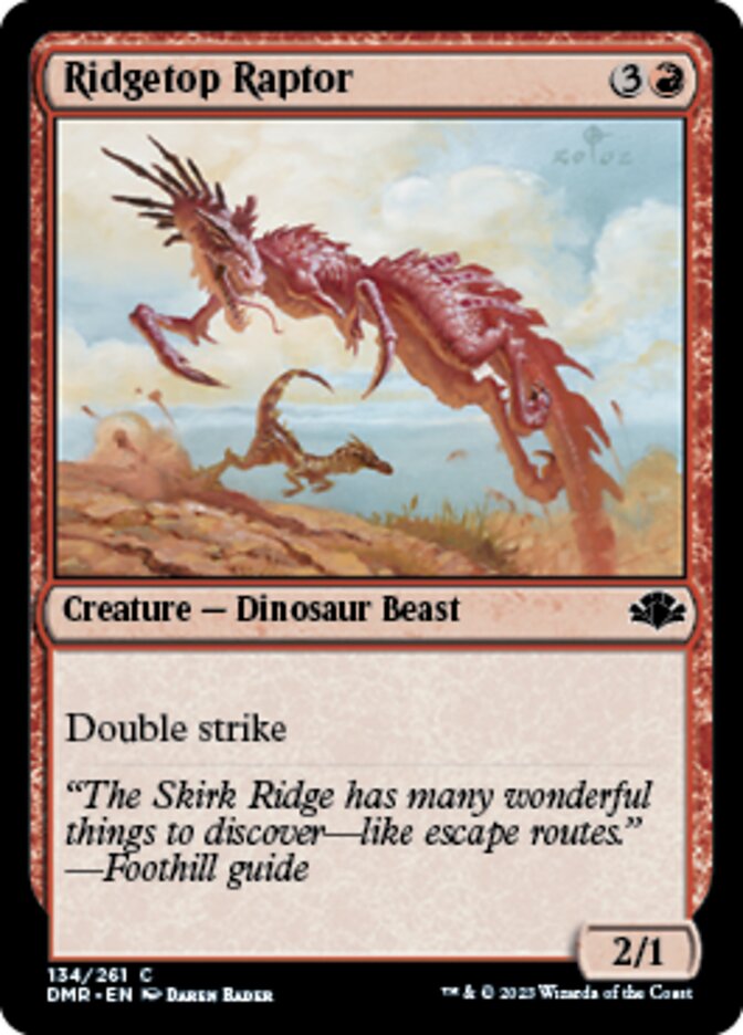 Ridgetop Raptor [Dominaria Remastered] | GnG Games