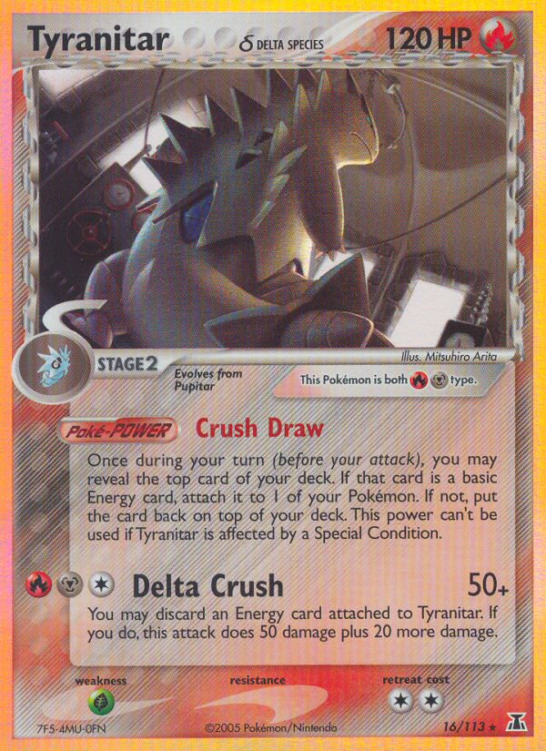 Tyranitar (16/113) (Delta Species) [EX: Delta Species] | GnG Games