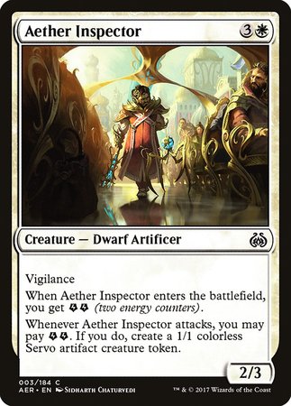 Aether Inspector [Aether Revolt] | GnG Games