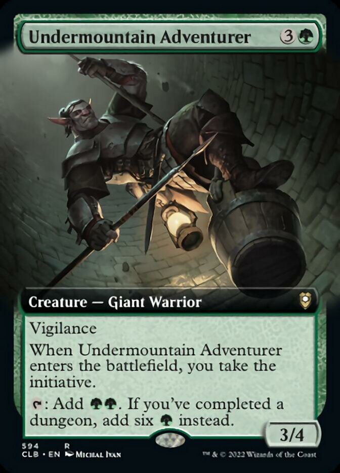 Undermountain Adventurer (Extended Art) [Commander Legends: Battle for Baldur's Gate] | GnG Games