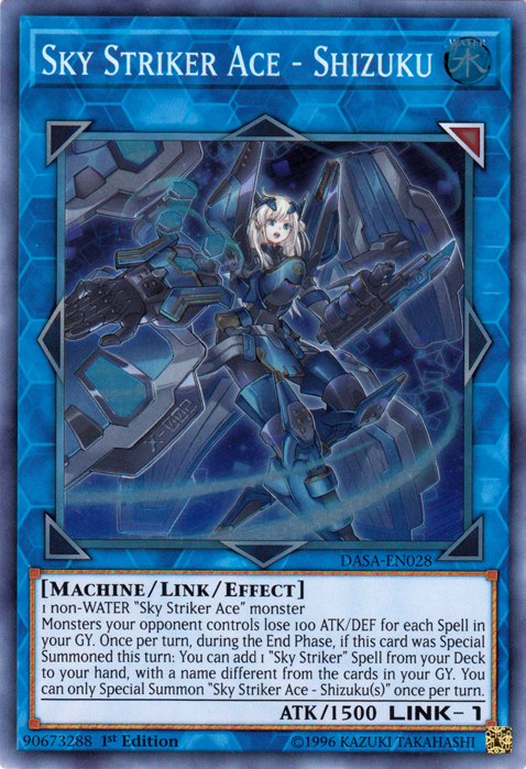 Sky Striker Ace - Shizuku [DASA-EN028] Super Rare | GnG Games