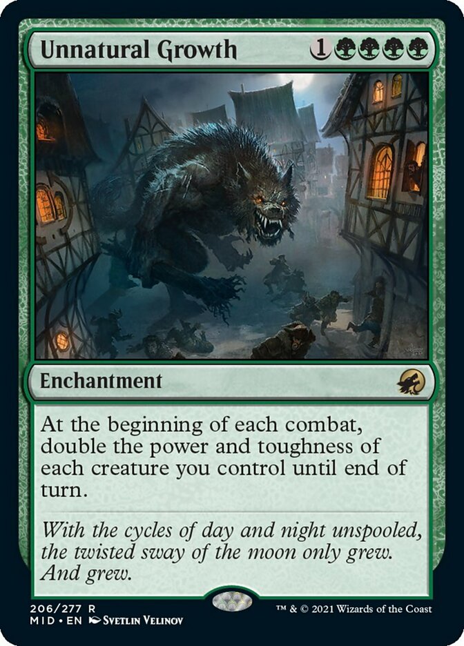 Unnatural Growth [Innistrad: Midnight Hunt] | GnG Games
