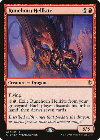 Runehorn Hellkite [Commander 2016] | GnG Games