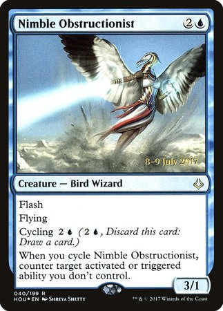 Nimble Obstructionist [Hour of Devastation Promos] | GnG Games