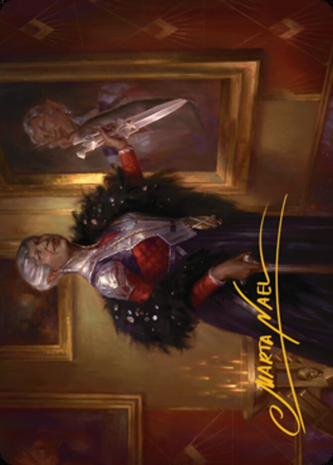 Evelyn, the Covetous Art Card (Gold-Stamped Signature) [Streets of New Capenna Art Series] | GnG Games