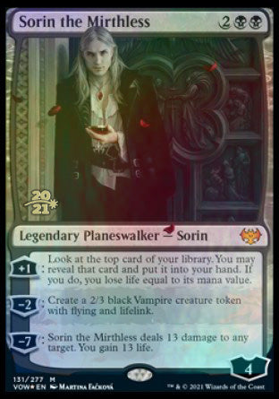 Sorin the Mirthless [Innistrad: Crimson Vow Prerelease Promos] | GnG Games