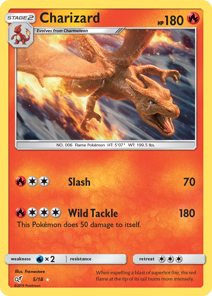 Charizard (5/18) [Sun & Moon: Detective Pikachu] | GnG Games