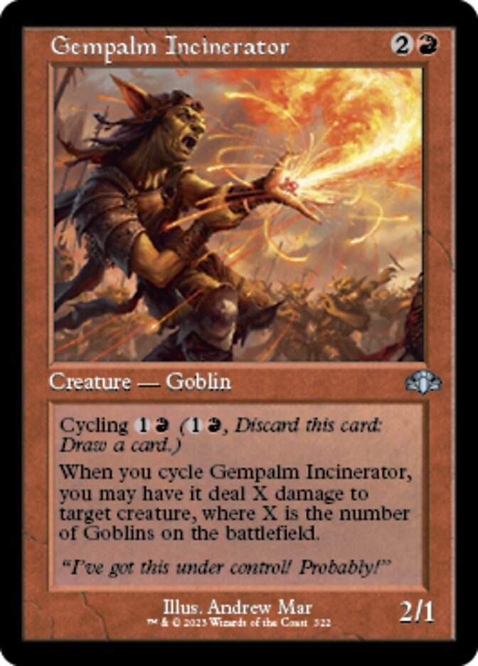 Gempalm Incinerator (Retro) [Dominaria Remastered] | GnG Games