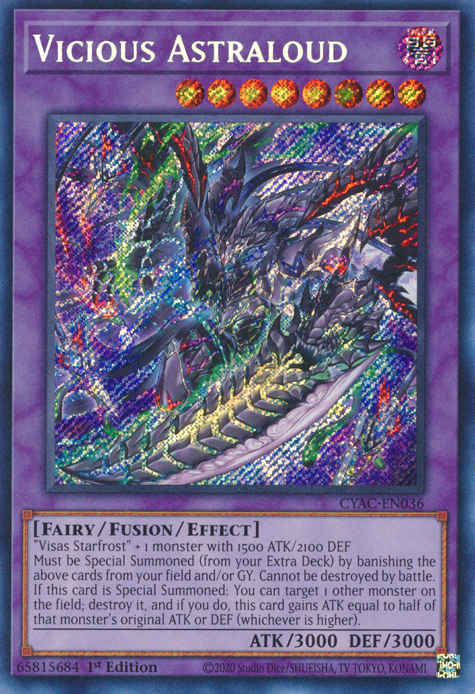 Vicious Astraloud [CYAC-EN036] Secret Rare | GnG Games