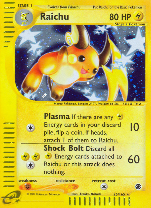 Raichu (25/165) [Expedition: Base Set] | GnG Games