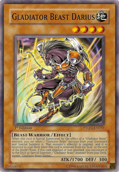 Gladiator Beast Darius [PTDN-EN031] Common | GnG Games