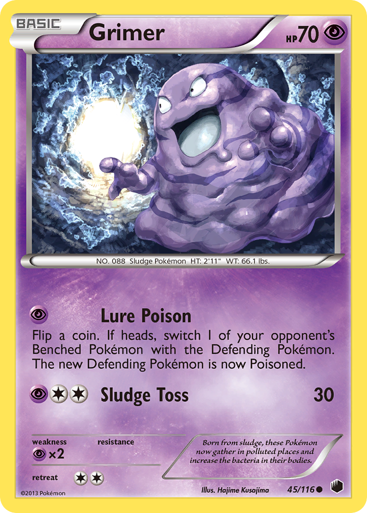 Grimer (45/116) [Black & White: Plasma Freeze] | GnG Games