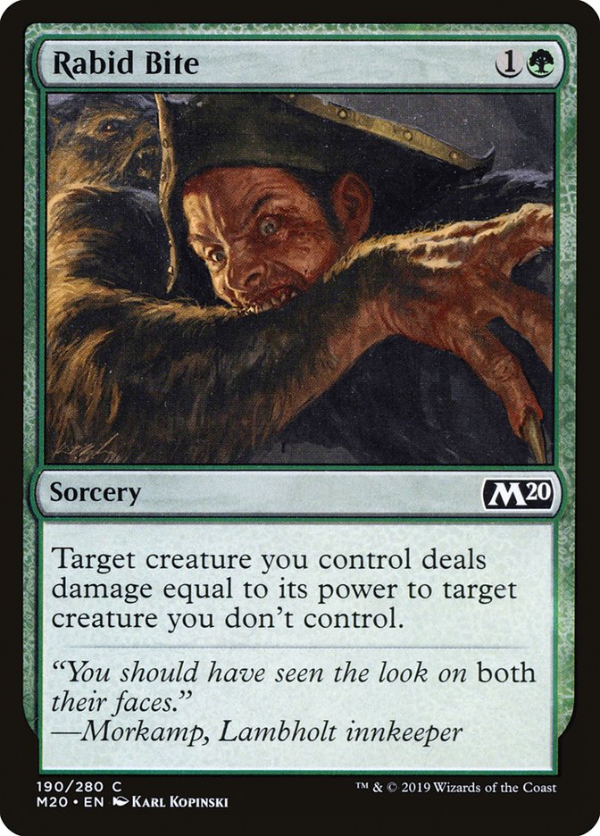 Rabid Bite [Core Set 2020] | GnG Games