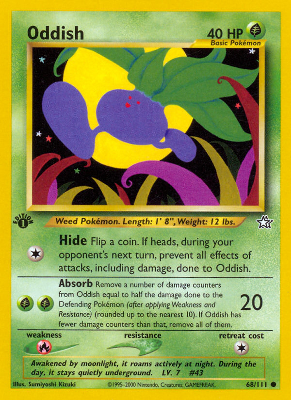 Oddish (68/111) [Neo Genesis 1st Edition] | GnG Games