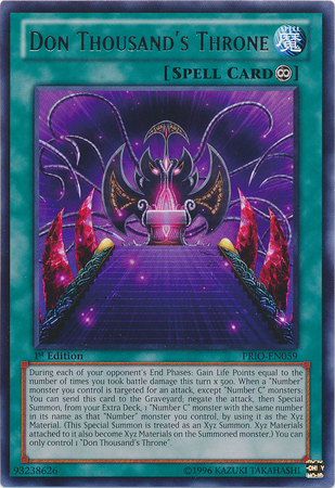 Don Thousand's Throne [PRIO-EN059] Rare | GnG Games