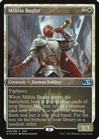 Militia Bugler [Core Set 2019 Promos] | GnG Games