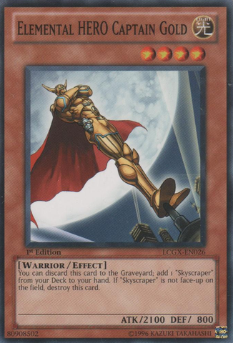 Elemental HERO Captain Gold [LCGX-EN026] Common | GnG Games