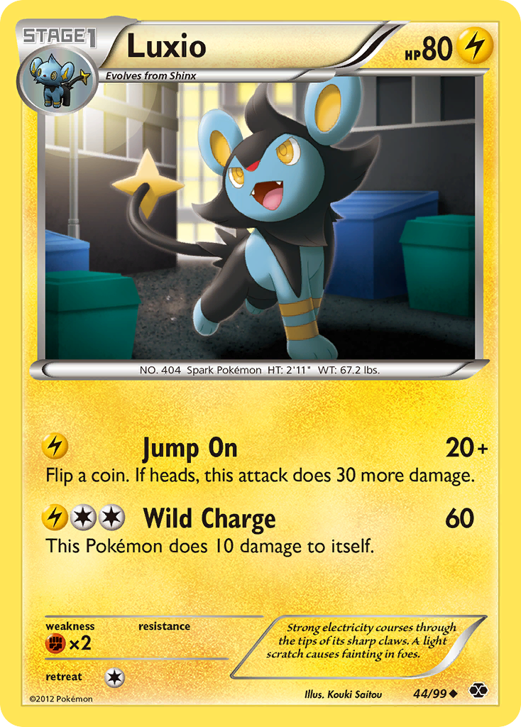 Luxio (44/99) [Black & White: Next Destinies] | GnG Games