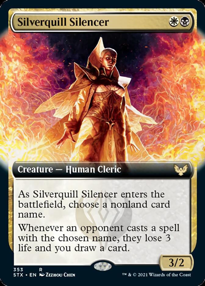 Silverquill Silencer (Extended) [Strixhaven: School of Mages] | GnG Games