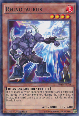 Rhinotaurus (Shatterfoil) [BP03-EN076] Rare | GnG Games