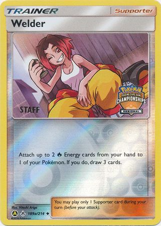 Welder (189a/214) (Regional Championship Promo Staff) [Sun & Moon: Unbroken Bonds] | GnG Games