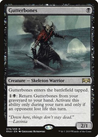 Gutterbones [Ravnica Allegiance Promos] | GnG Games