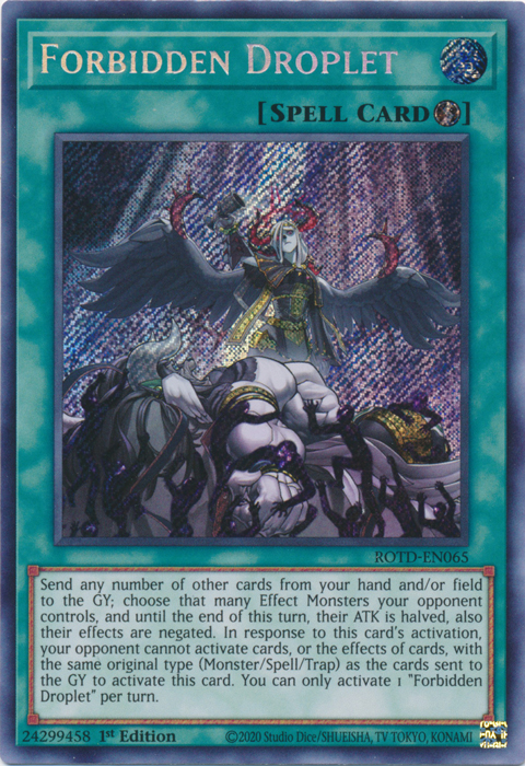 Forbidden Droplet [ROTD-EN065] Secret Rare | GnG Games