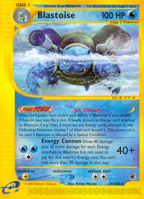 Blastoise (37/165) [Expedition: Base Set] | GnG Games