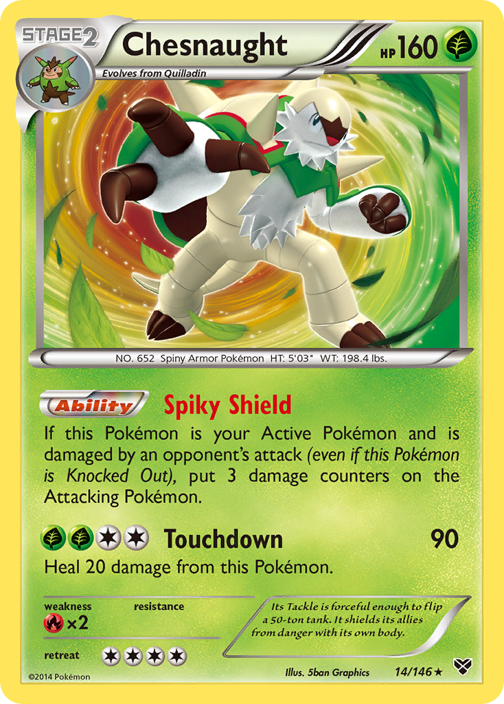 Chesnaught (14/146) [XY: Base Set] | GnG Games