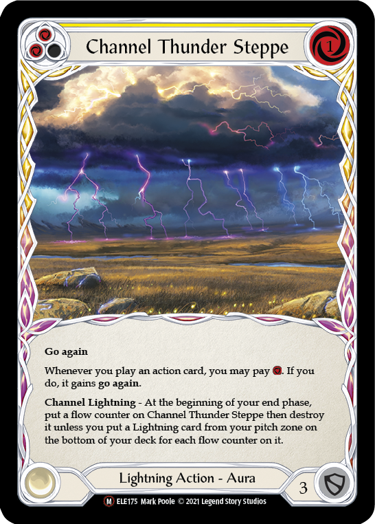 Channel Thunder Steppe [U-ELE175] Unlimited Rainbow Foil | GnG Games