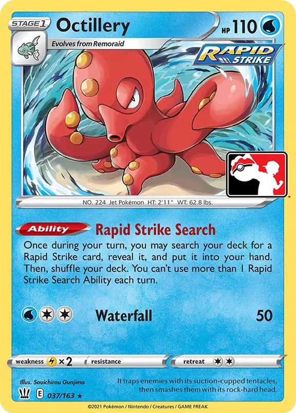 Octillery (037/163) [Prize Pack Series One] | GnG Games