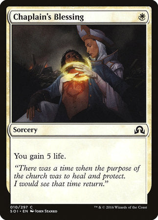 Chaplain's Blessing [Shadows over Innistrad] | GnG Games