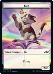 Cat // Storm Crow Double-sided Token [Unfinity Tokens] | GnG Games