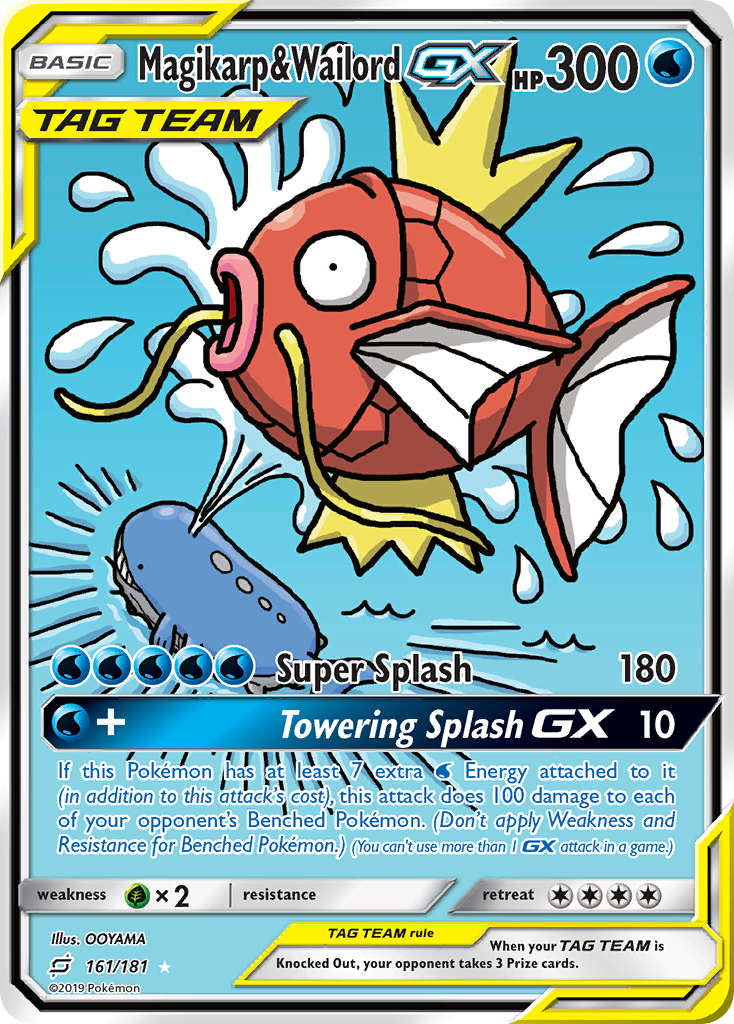 Magikarp & Wailord GX (161/181) [Sun & Moon: Team Up] | GnG Games