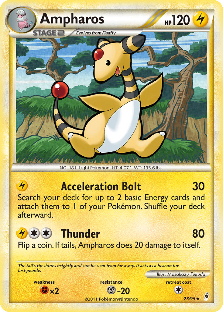 Ampharos (23/95) [HeartGold & SoulSilver: Call of Legends] | GnG Games